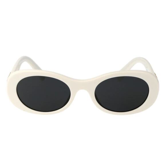 NEW!!! Miu Miu MU 06ZS 1425S0 White Sunglasses, Authentic - Picture 3 of 8